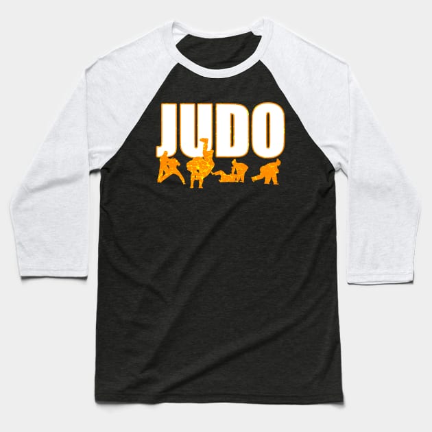 Judo Baseball T-Shirt by Mila46